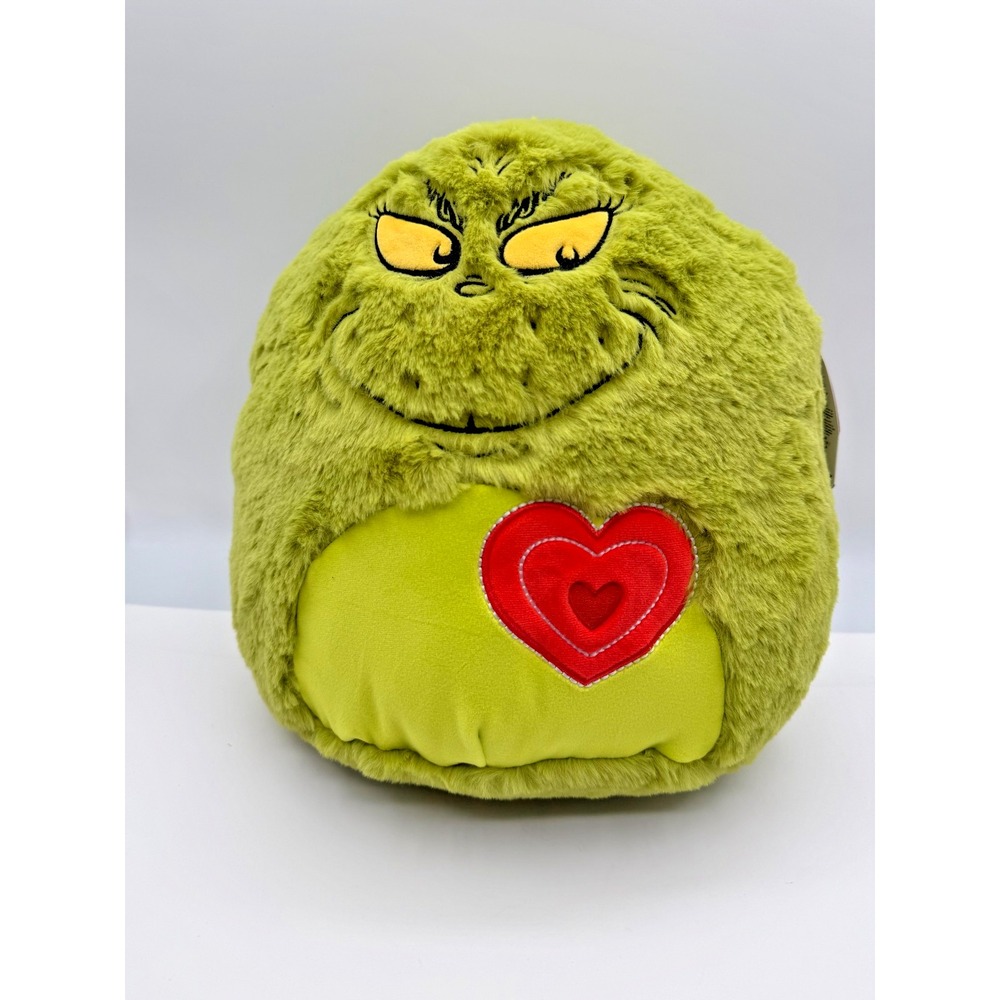 Squishmallows 12" Fuzz-A-Mallow Grinch from The Grinch Fuzzy‎ Plush Animal - NEW
